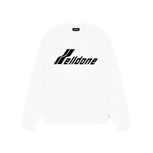 We11done White Hooded Sweatshirt Men's